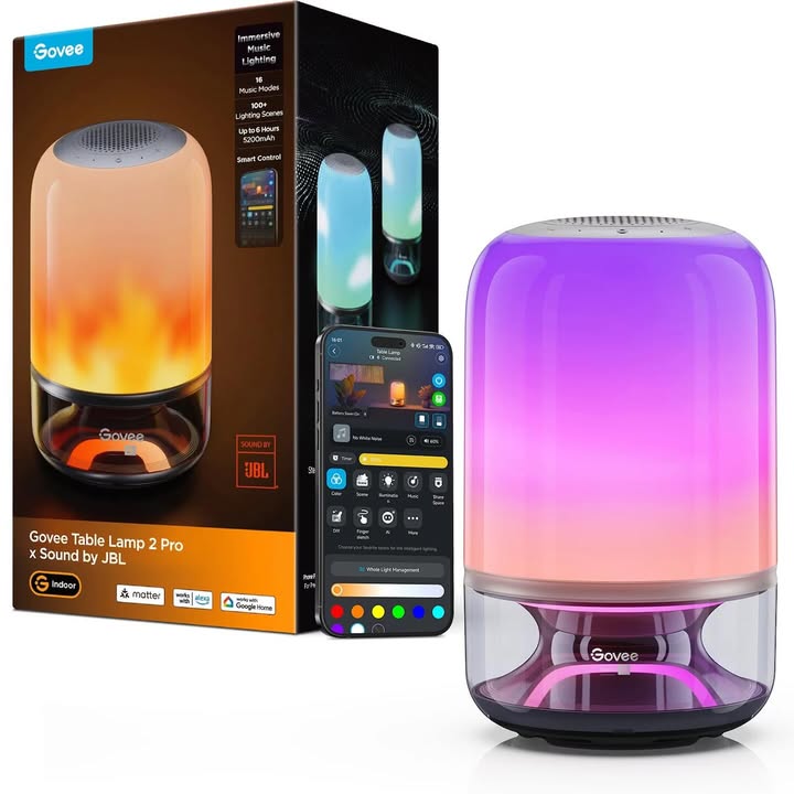 Govee Smart Table Lamp 2 Pro x Sound by JBL