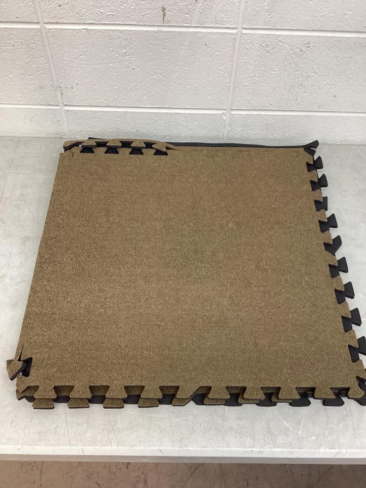 25 Pack-100 Sq.Ft. Foam Floor Tiles Interlocking Carpet Tiles with Edge Borders
