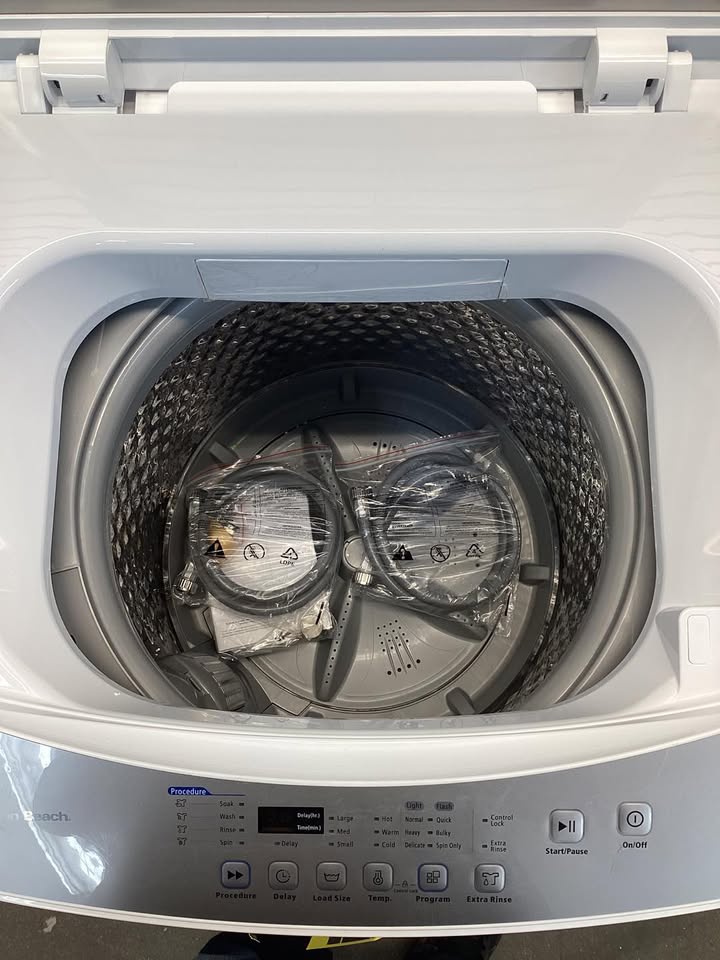 Hamilton Beach 20 in. 3.0 cu. ft. Portable Top Load Washing Machine in White