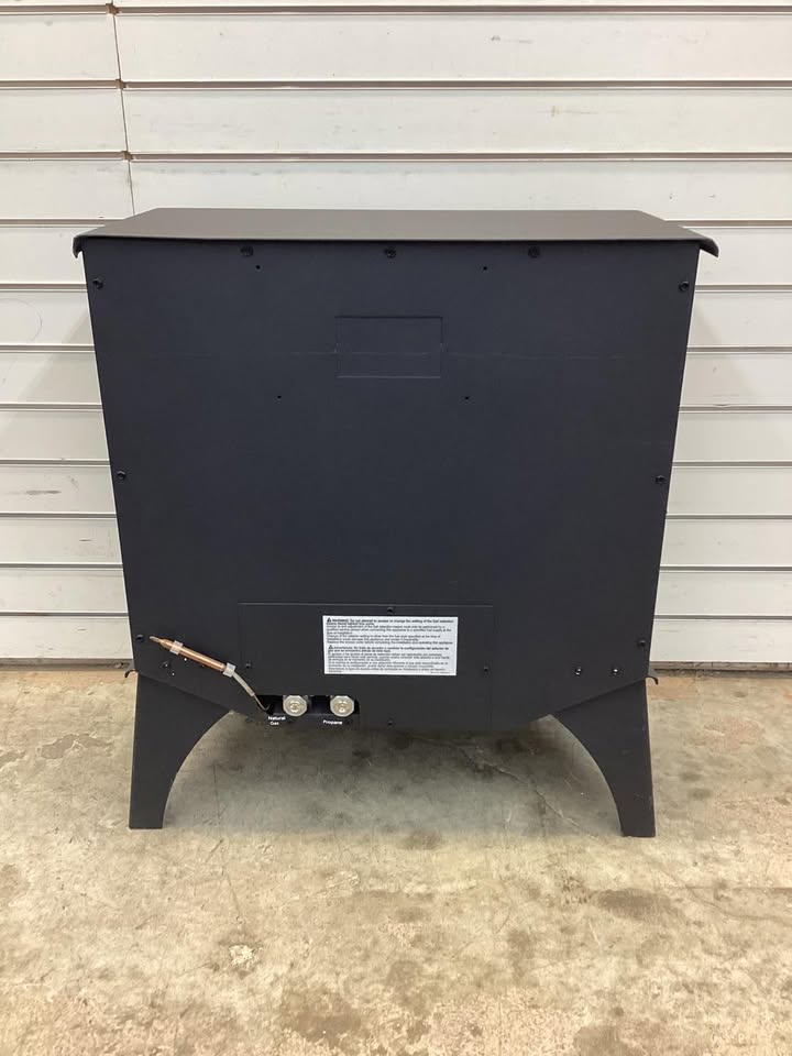 Pleasant Hearth Vent-Free Dual Fuel Stove, 20,000 BTU,
