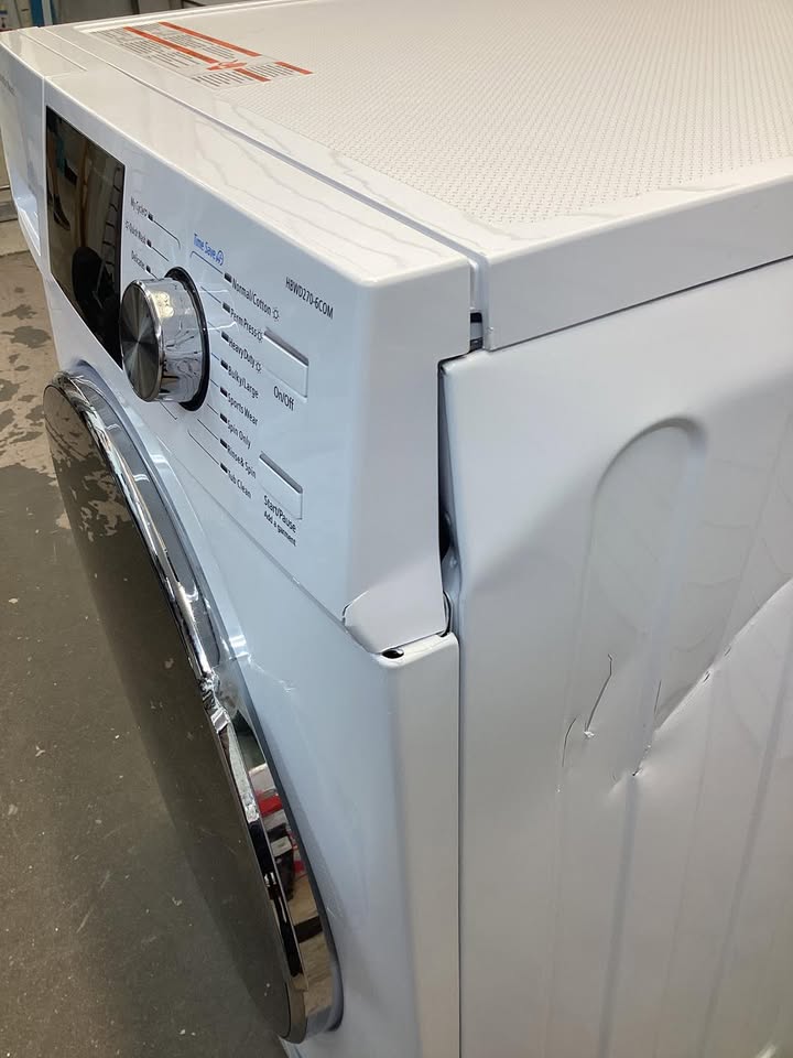 Hamilton Beach 2.7 cu. ft. White All-in-One Front Loading Washer and Dryer Combo