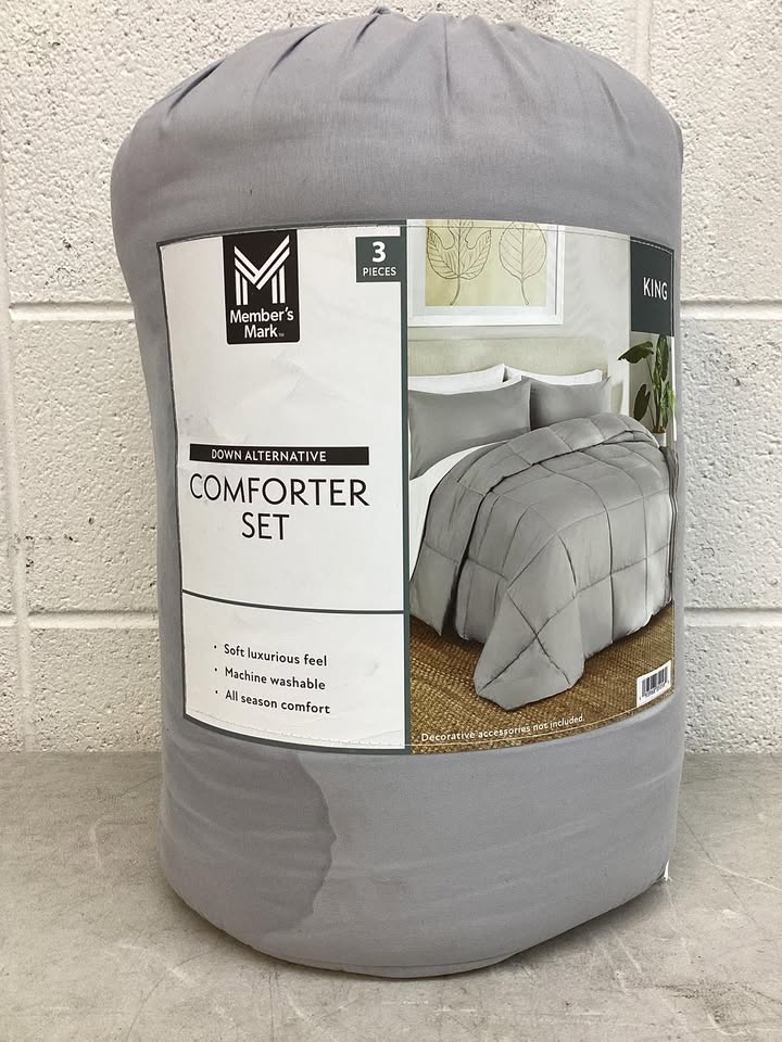 Member's Mark 3-Piece Down Alternative Comforter Set, Size King