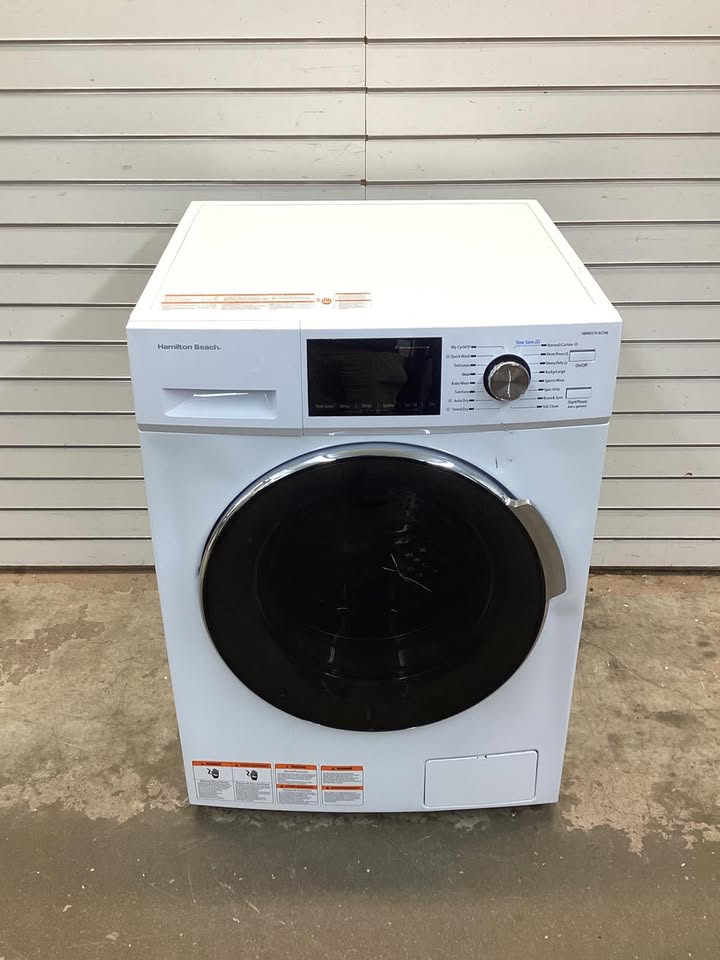 Hamilton Beach 2.7 cu. ft. White All-in-One Front Loading Washer and Dryer Combo