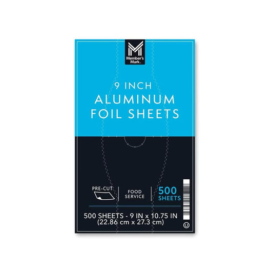 Member's Mark Foil Sheets, (500 ct.)