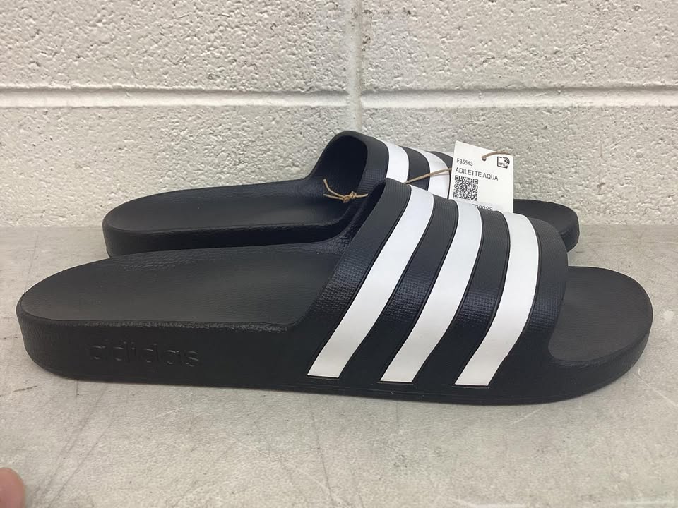 Adidas Mens Adilette Aqua Lightweight Shower Slide, Size 11