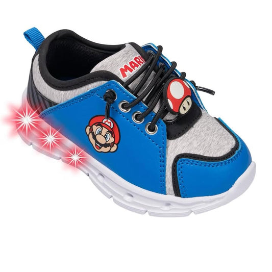 Mario Toddler Boys Light-Up Sneaker, Size 8T