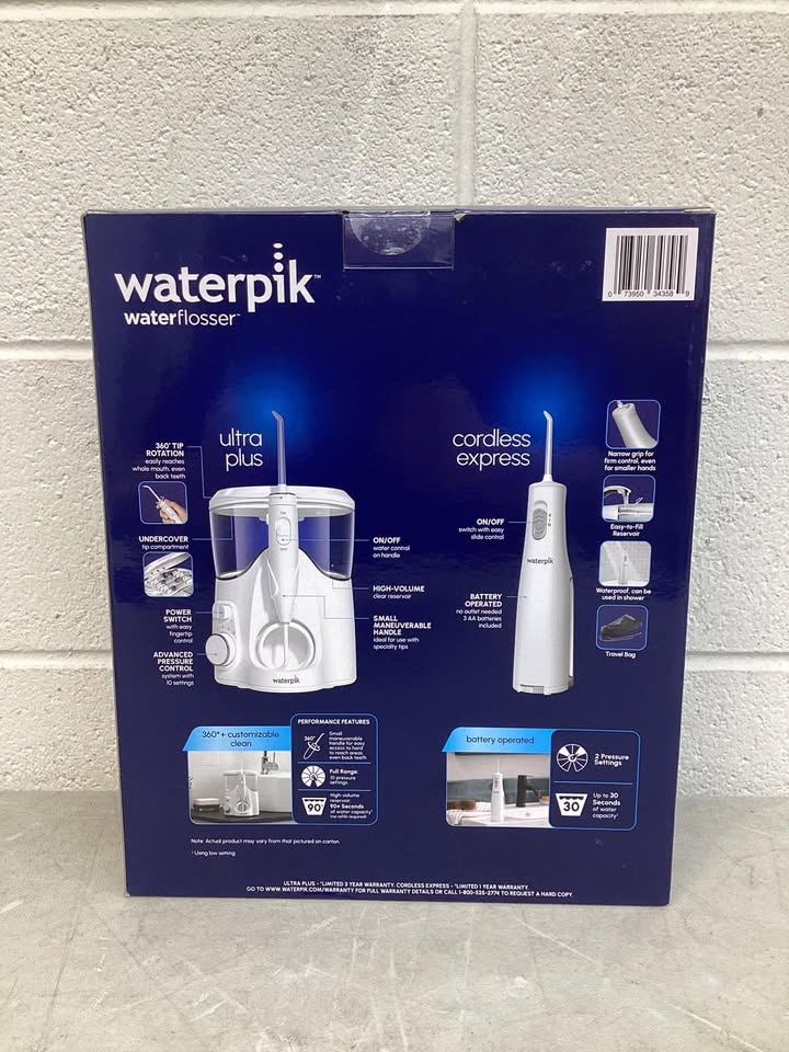 Waterpik Ultra Plus and Cordless Express Water Flosser