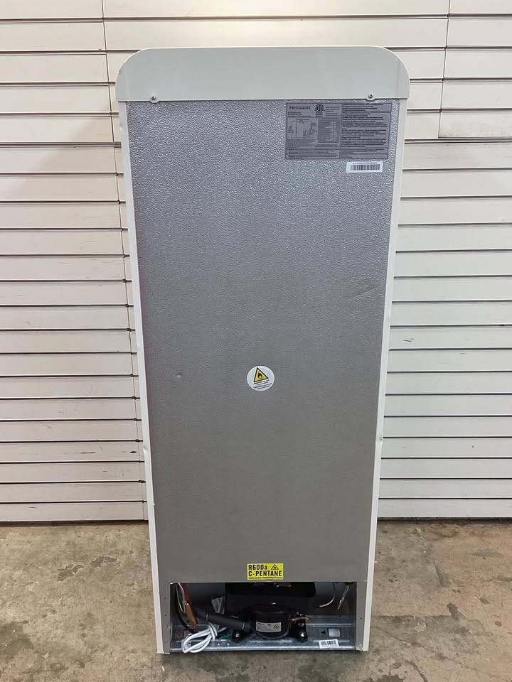 Frigidaire 7.5 cu. ft. Mini Fridge in Cream with Rounded Corners and Top Freezer