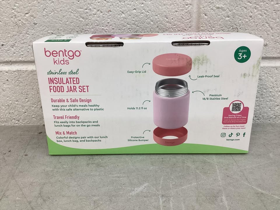 Bentgo Kids Stainless Steel Food Jar, 2-Pack