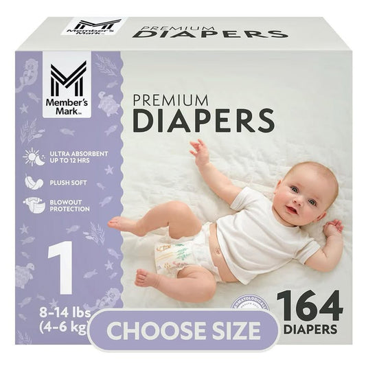 Member's Mark Premium Baby Diapers, Size 1