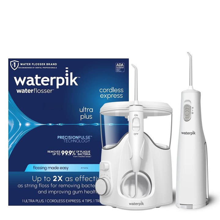 Waterpik Ultra Plus and Cordless Express Water Flosser