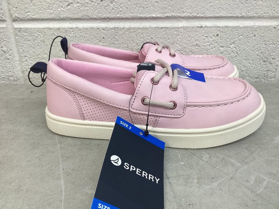 Sperry Girls Boat Shoe, Size 2