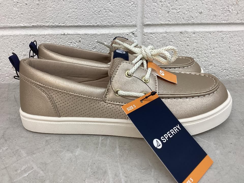 Sperry Girls Boat Shoe, Size 5