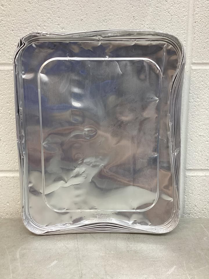 Member's Mark Aluminum Steam Table Lids, Half Size 30 ct.