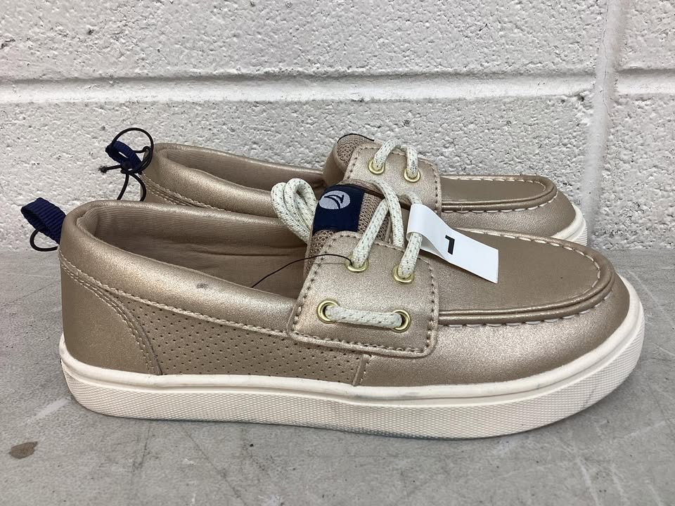 Sperry Girls Boat Shoe, Size 1