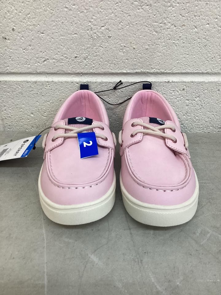 Sperry Girls Boat Shoe, Size 2