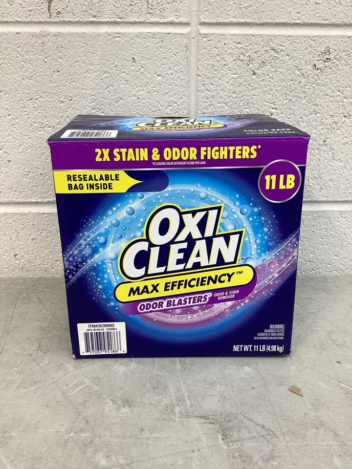 OxiClean Max Efficiency Odor Blasters Laundry Stain Remover Powder, 11 lb.