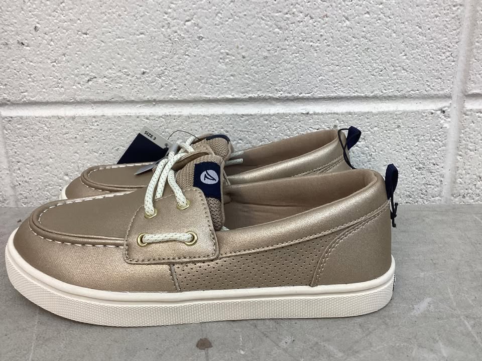 Sperry Girls Boat Shoe, Size 3