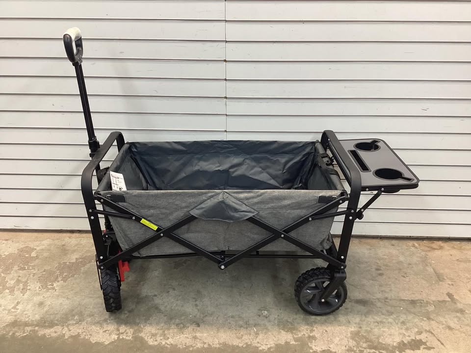Mac Sports Folding Wagon with Tailgate and Table