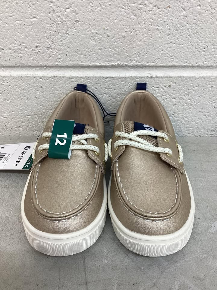 Sperry Girls Boat Shoe, Size 12