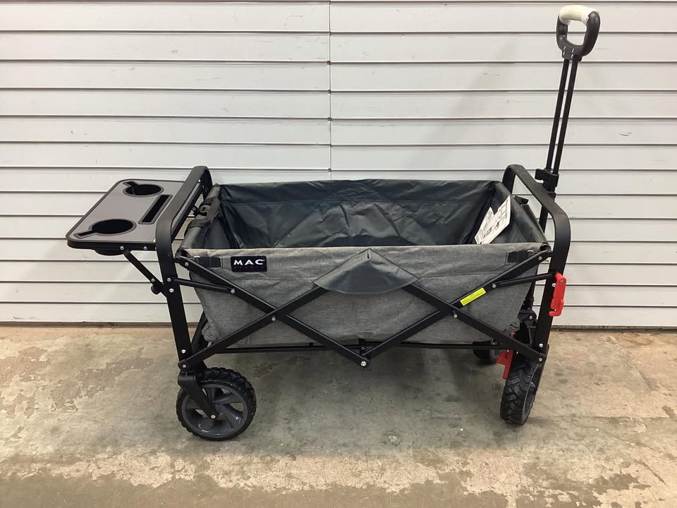 Mac Sports Folding Wagon with Tailgate and Table