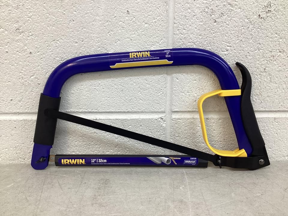 Irwin 218HP-300 Bow/Hacksaw, 12 in L Blade, 8/18 TPI, Steel Handle, ProTouch Grip Handle