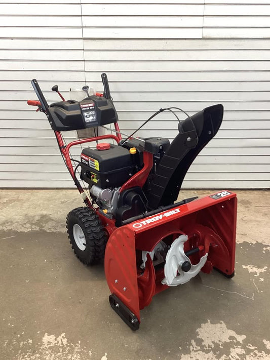 Troy-Bilt Vortex 26 in. 357 cc 3-Stage Self Propelled Gas Snow Blower with Electric Start, Trigger Steering and Heated Grips