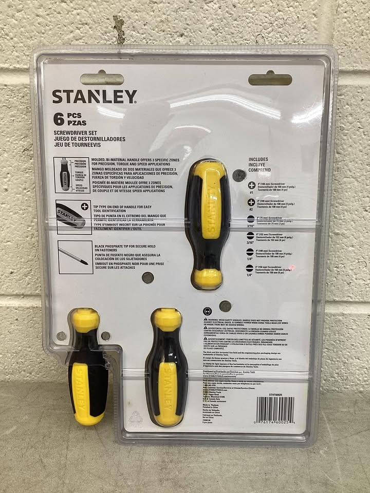 Stanley Screwdriver Set (6-Piece)