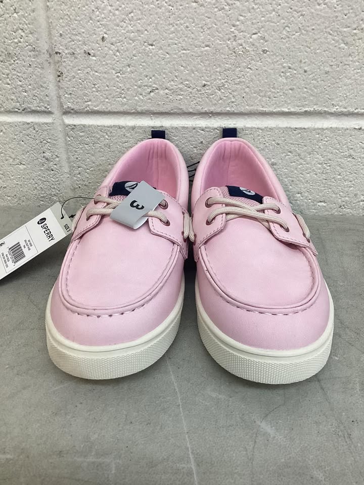 Sperry Girls Boat Shoe, Size 3