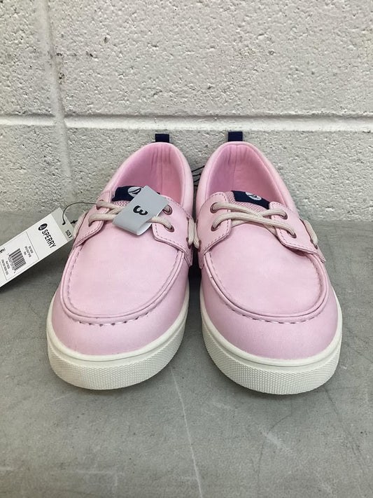 Sperry Girls Boat Shoe, Size 3