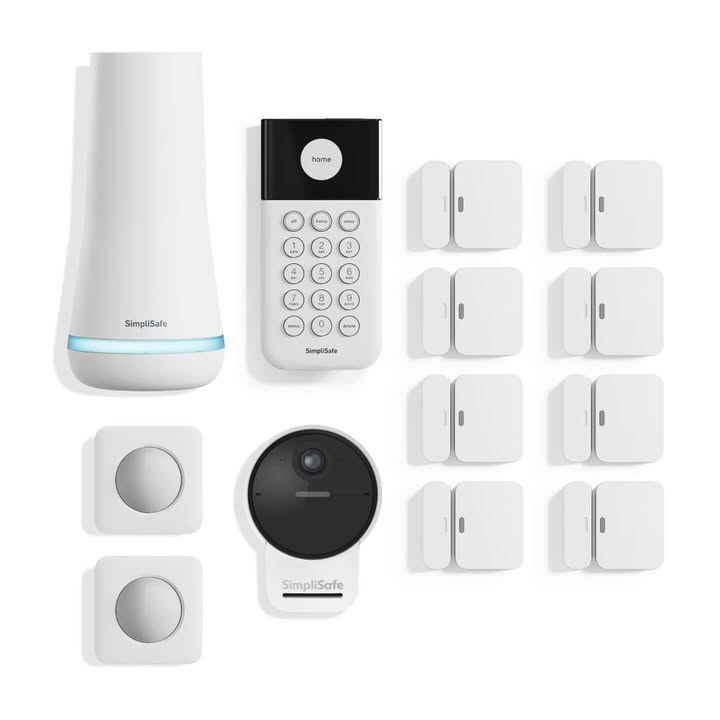 SimpliSafe 13pc Security System with Outdoor Camera Series 2