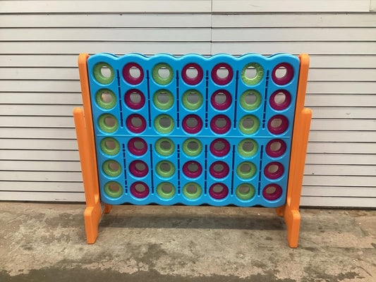 Jumbo 4-to-Score Game Set for Kids and Adults 3.5FT Tall by 4FT Wide Oversized Family Fun Game