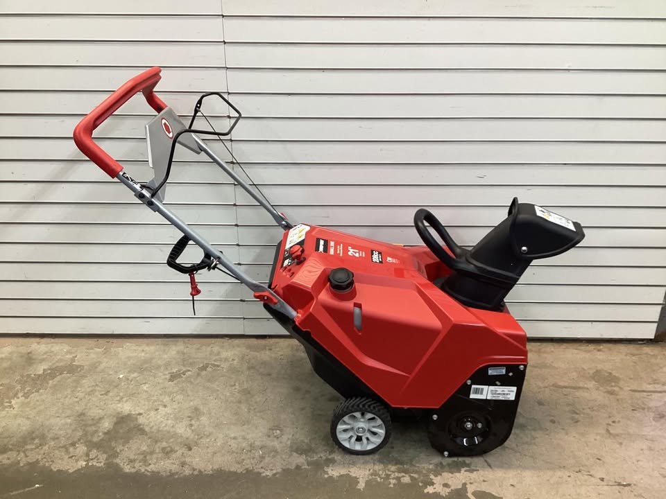 Troy-Bilt Squall 21 in. 208 cc Electric Start Single-Stage Gas Snow Blower with E-Z Chute Control