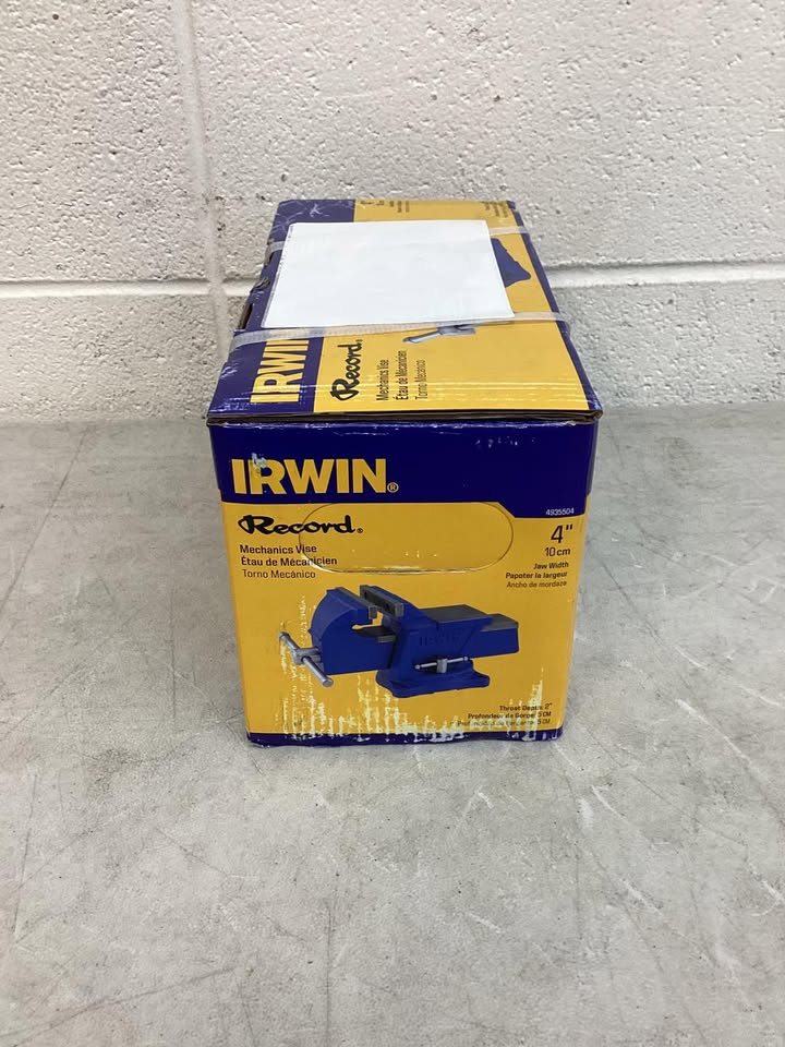 IRWIN 4-in Cast iron Mechanics Vise