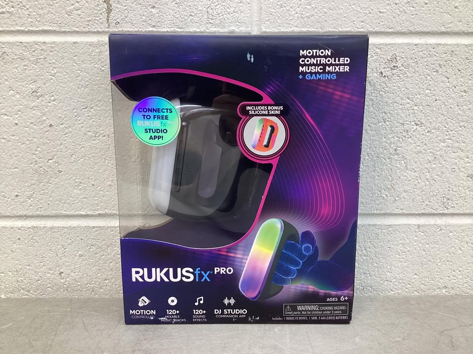 RUKUSfx PRO Motion-Controlled Music Mixer Plus Gaming with Bonus Skin, Lights and Sounds, Kids Toys for Ages 6 Up