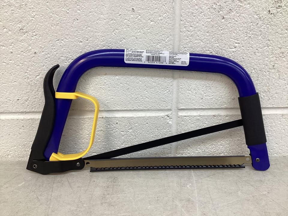 Irwin 218HP-300 Bow/Hacksaw, 12 in L Blade, 8/18 TPI, Steel Handle, ProTouch Grip Handle