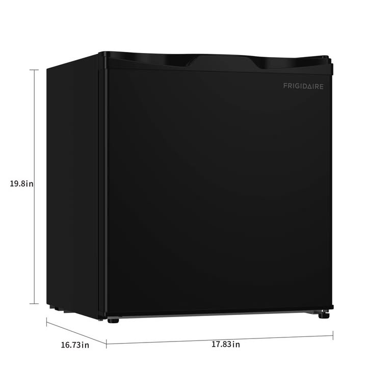 Frigidaire 1.6 cu ft Compact Dorm Fridge Black