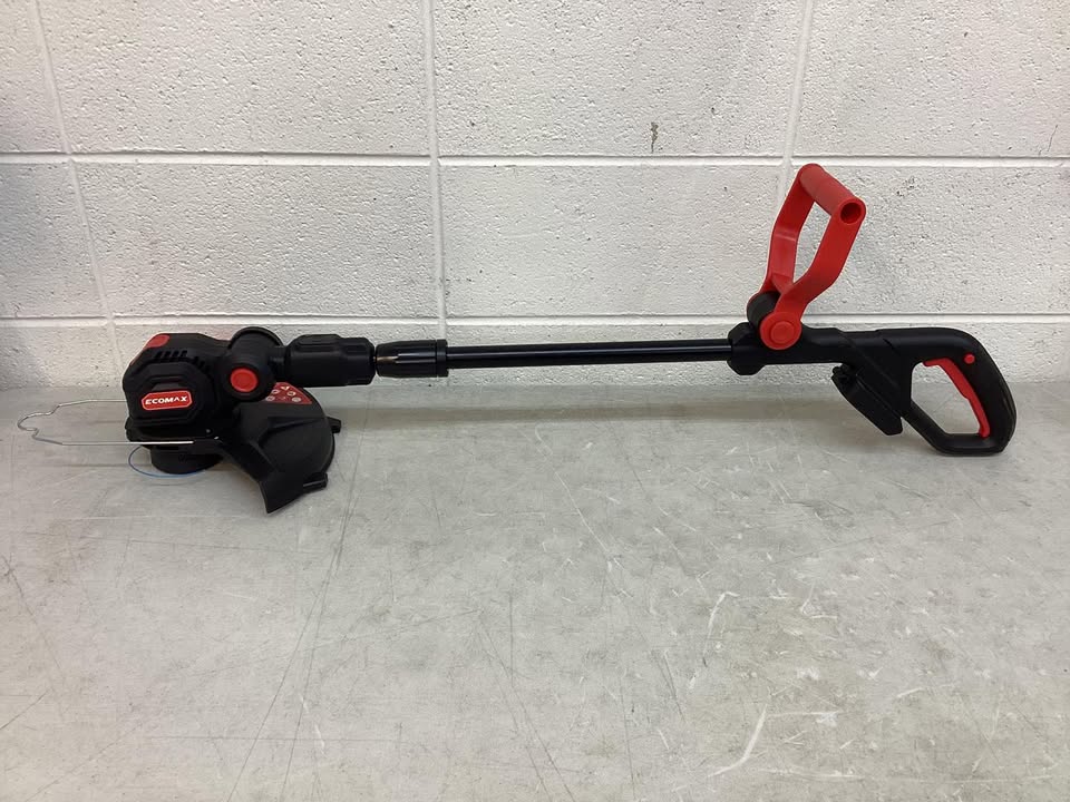 Ecomax 20V Cordless String Trimmer & Edger with 20V 2.0Ah Battery and Charger