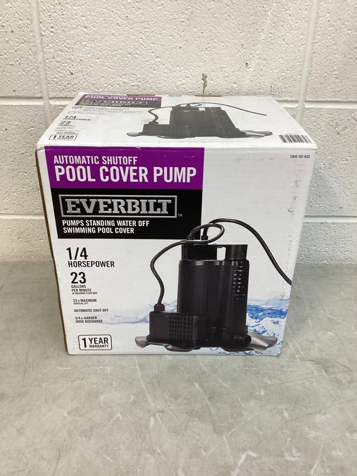 Everbilt 1/4 HP Pool Cover Pump