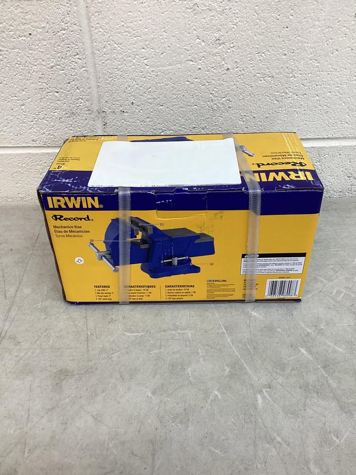 IRWIN 4-in Cast iron Mechanics Vise