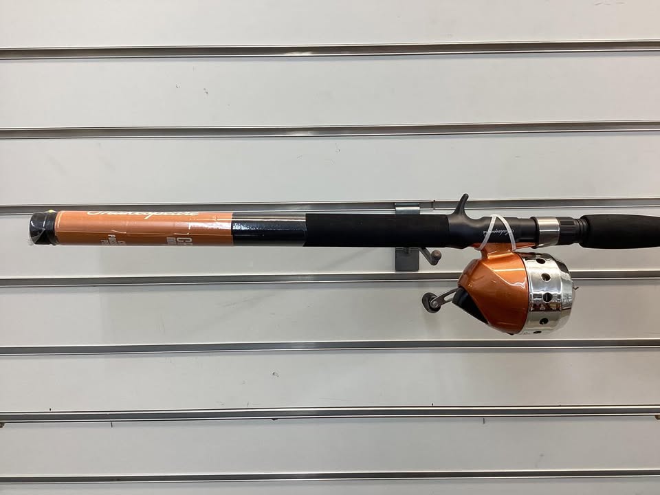 Shakespeare Catch More Fish Catfish Spincast Rod and Reel Combo with Tacklebox