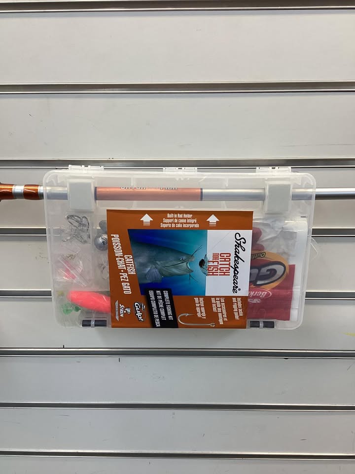 Shakespeare Catch More Fish Catfish Spinning Rod and Reel Combo