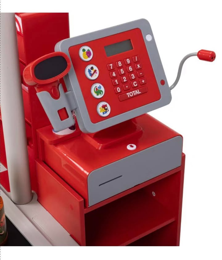 Target Toy Checklane: Pretend Shopping Accessories, Play Money, Toy Cash Register