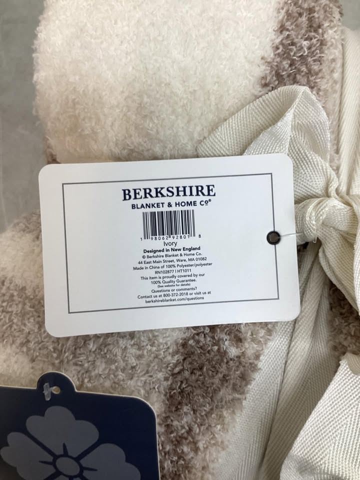 Berkshire Blanket & Home Co. Oversized Throw 60” x 70”