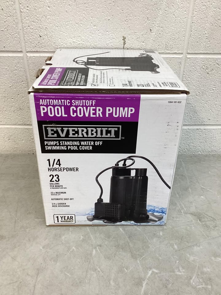 Everbilt 1/4 HP Pool Cover Pump
