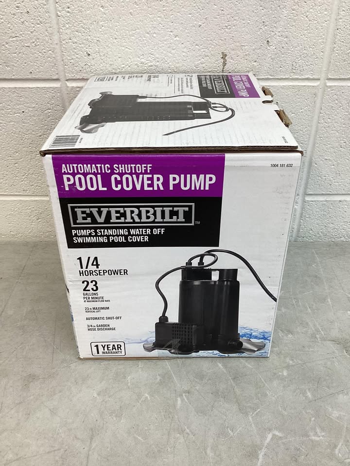 Everbilt 1/4 HP Pool Cover Pump