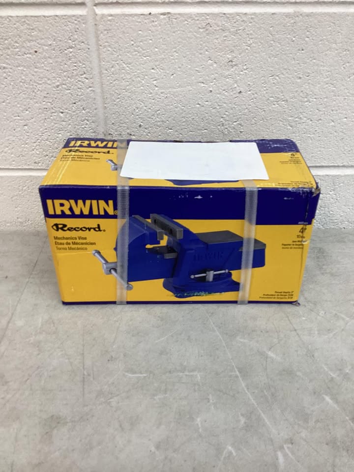 IRWIN 4-in Cast iron Mechanics Vise