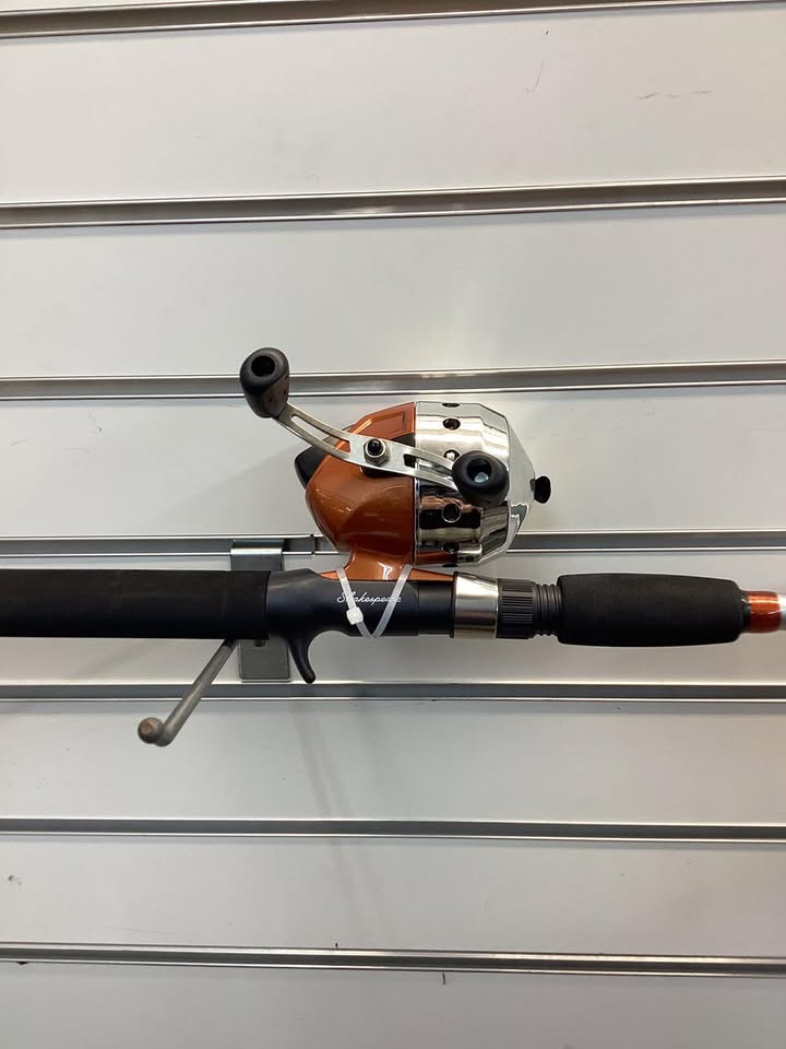 Shakespeare Catch More Fish Catfish Spincast Rod and Reel Combo with Tacklebox