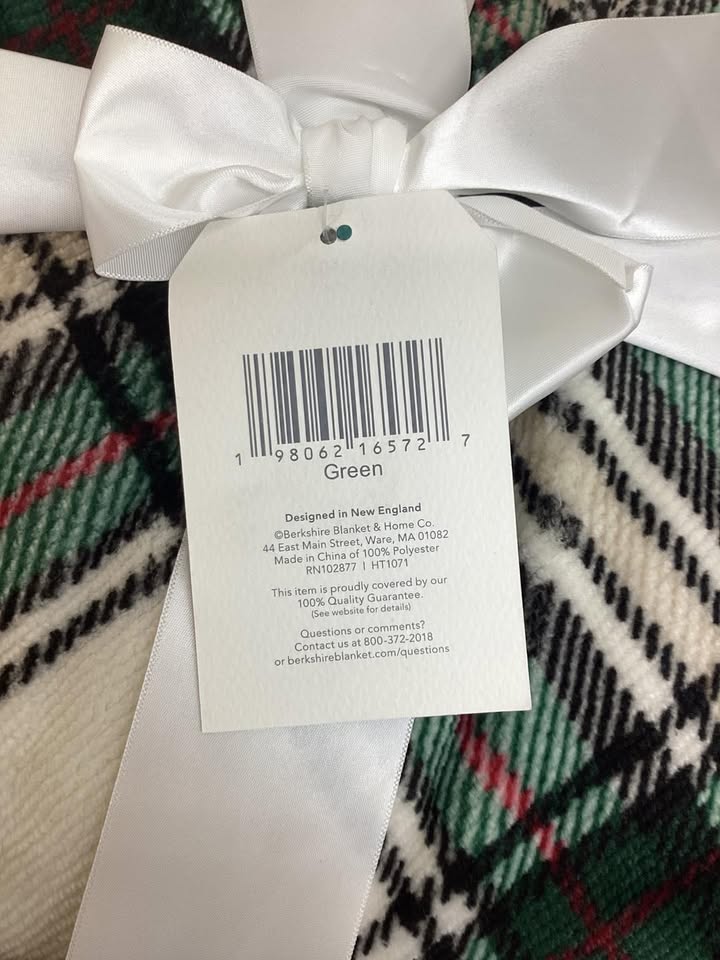 Berkshire Blanket and Home Velvetsoft Throw 60" x 70" Green