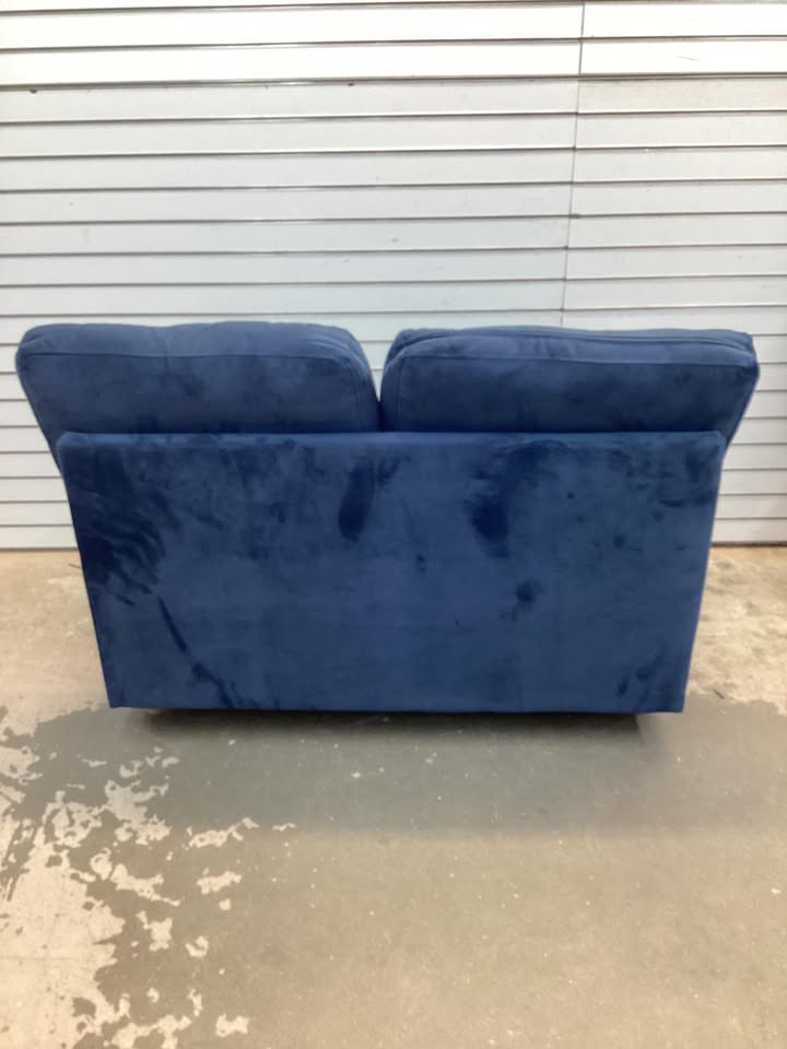 Belffin Blue Fabric Couch